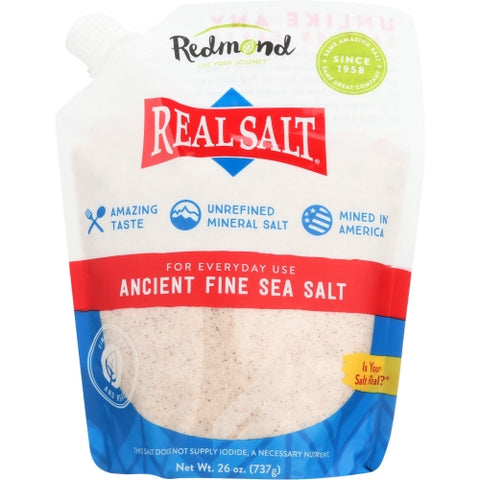 Redmond, Realsalt Stndup Pouch W S, 26 Oz(Case Of 6)