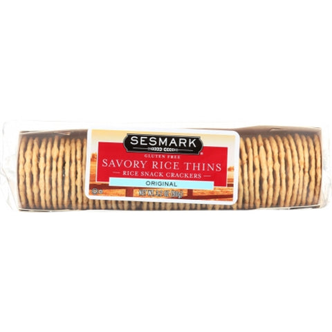 Sesmark, Cracker Thin Savory, 3.2 Oz(Case Of 12)