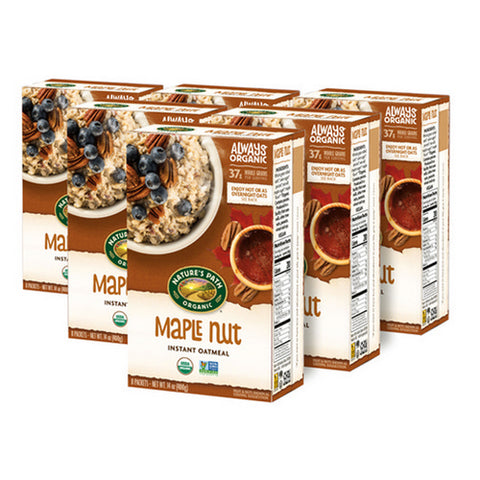 Natures Path, Organic Maple Nut Instant Oatmeal, 14 Oz(Case Of 6)