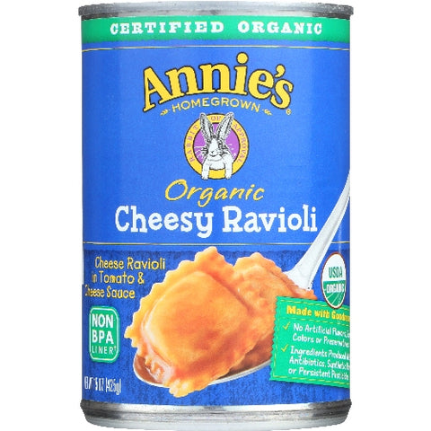 Annie's Homegrown, Pasta Ravioli Cheesy Org, 15 Oz