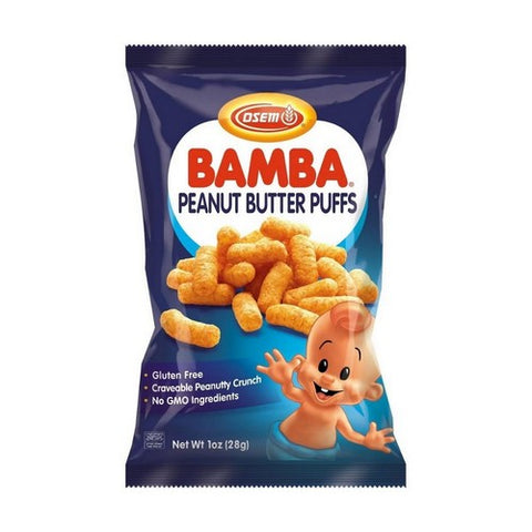Osem, Bamba Small Peanut Snack, 1 Oz(Case Of 24)