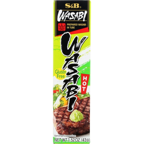 S & B, Paste Wasabi Tube Prem, 1.52 Oz(Case Of 10)