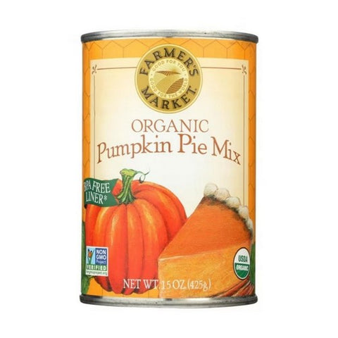 Farmers Market Foods, Organic Pumpkin Pie Mix, 15 Oz(Case Of 12)
