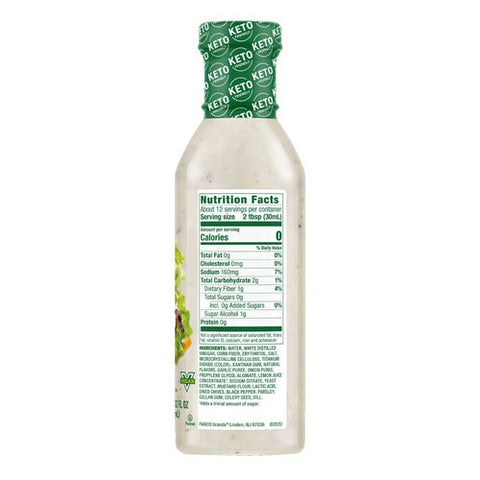 Walden Farms, Ranch Dressing, 12 Oz(Case Of 6)