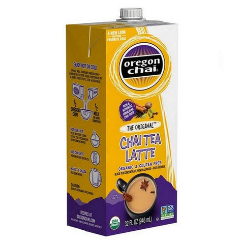 Oregon Chai, Chai Tea Latte Original, 32 Oz(Case Of 6) Oregon Chai