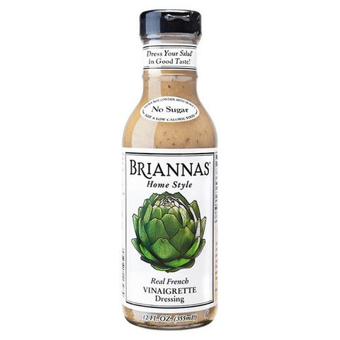 Briannas, Home Style Dressing French Vinaigrette, 12 Oz(Case Of 6)