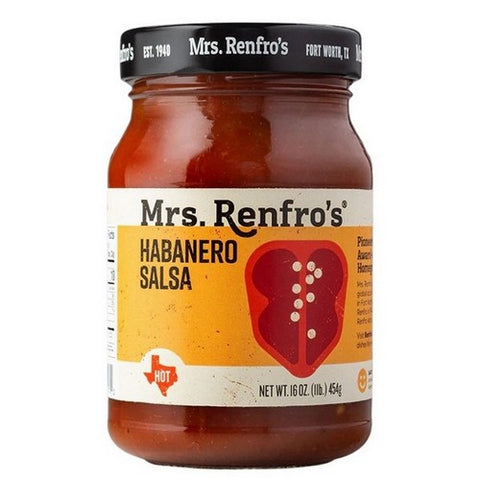 Mrs Renfro, Salsa Habanero, 16 Oz(Case Of 6)
