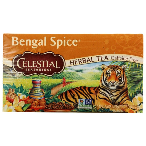 Celestial Seasonings, Tea Herb Bengal Spice, Case of 6 X 20 Bags Celestial Seasonings