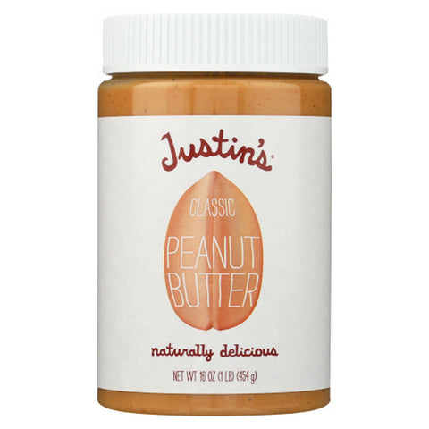 Justin's, Classic Peanut Butter, Case of 12 X 16 Oz