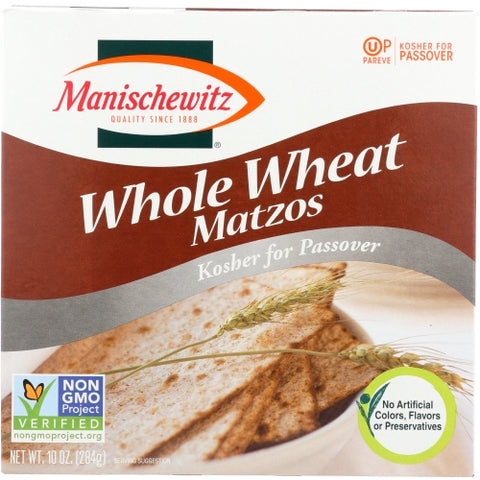 Matzo Whl Wheat Case of 24 X 10 Oz by Manischewitz