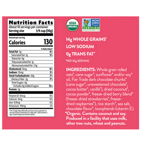 Natures Path, Love Crunch Dark Chocolate And Red Berries, 11.5 Oz(Case Of 6)