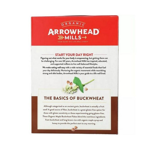 Arrowhead Mills, Organic Maple Buckwheat Flakes, 10 Oz(Case Of 6)