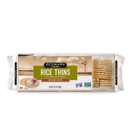 Sesmark, Rice Thin Sesame, 4.25 Oz(Case Of 12)