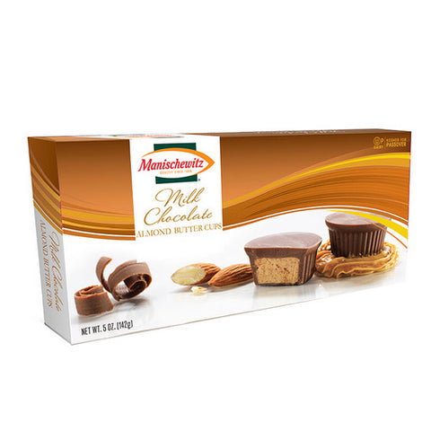 Manischewitz, Milk Chocolate Almond Butter Cups, 5 Oz(Case Of 12)