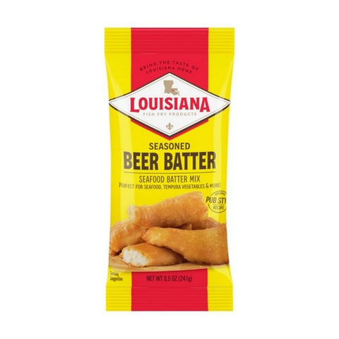 Louisiana Fish Fry, Mix Beer Batter, 8.5 Oz(Case Of 12)