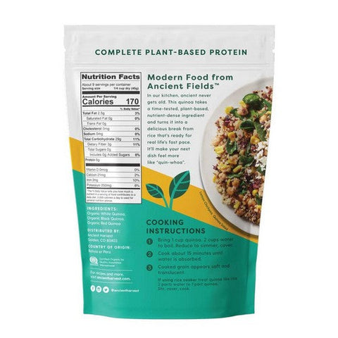 Ancient Harvest, Quinoa Harmony Organic Tri Color Grains, 14.4 Oz(Case Of 12)