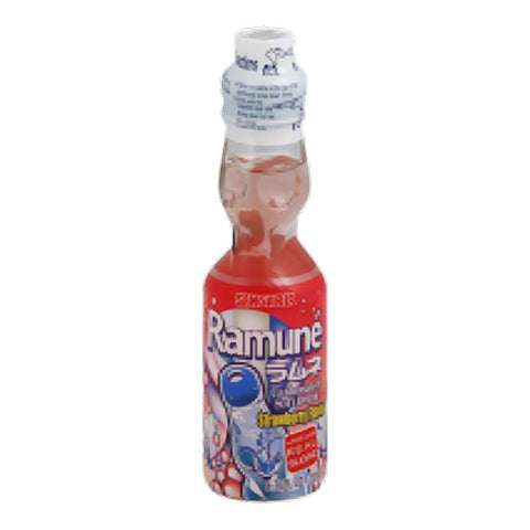Sangaria, Soda Ramune Strawberry, 6.76 Oz(Case Of 18)