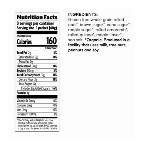 Natures Path, Organic Brown Sugar Maple, 11.3 Oz(Case Of 6)