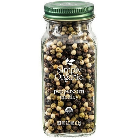 Simply Organic, Organic Peppercorn Medley, 2.93 Oz(Case Of 6)