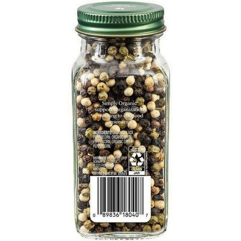 Simply Organic, Organic Peppercorn Medley, 2.93 Oz(Case Of 6)