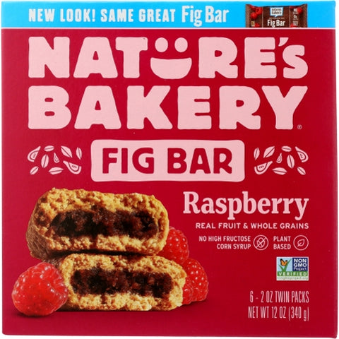 Natures Bakery, Bar Fig Whlwht Rspbrry, 12 Oz(Case Of 6)