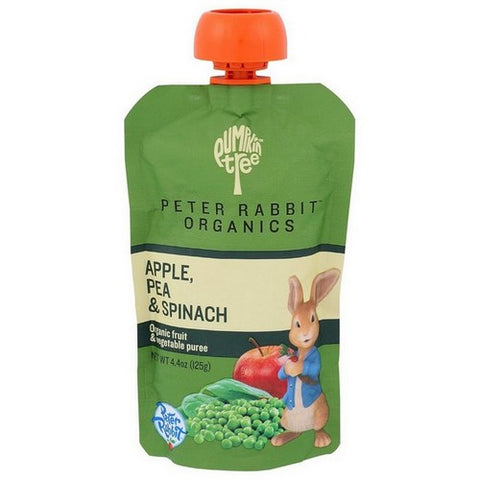Peter Rabbit, Pea Spinach & Apple Puree, 4.4 Oz(Case Of 10)