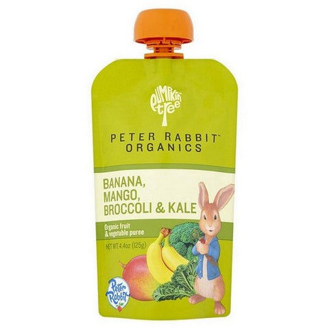 Peter Rabbit, Kale Broccoli & Mango Puree, 4.4 Oz(Case Of 10)