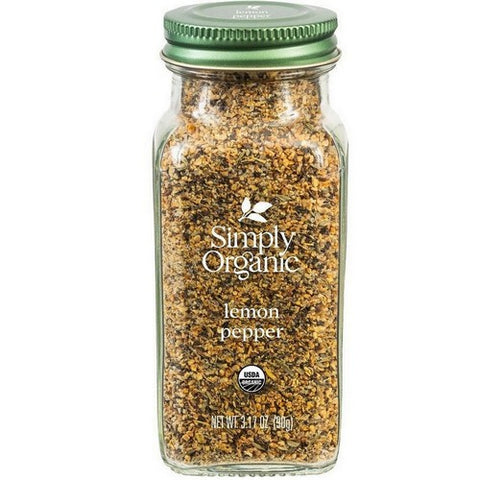 Simply Organic, Organic Lemon Pepper, 3.17 Oz(Case Of 6)(Case Of 6)