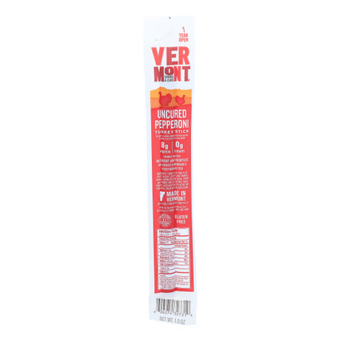 Vermont Smoke, Turkey Pepperoni Real Sticks, 1 Oz(Case Of 24)