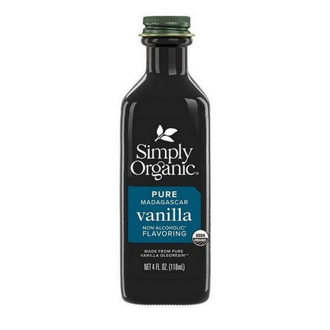 Simply Organic, Organic Non-Alcoholic Vanilla Flavoring, 4 Oz(Case Of 6)