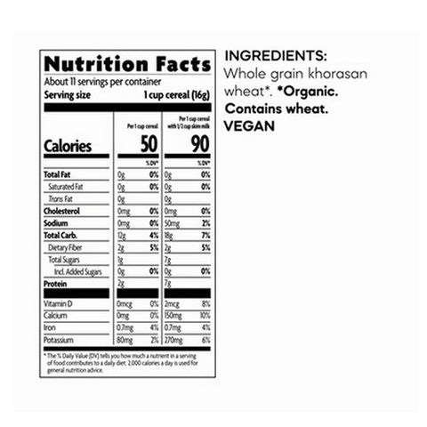 Natures Path, Organic Kamut Wheat Puffs Cereal, 6 Oz(Case Of 12)