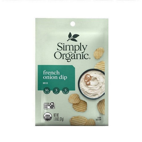 Simply Organic, Organic French Onion Dip Mix, 1.1 Oz(Case Of 12) Simply Organic