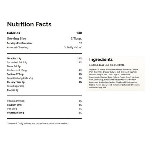 Cardini, Drssng Caesar Orgnl, 12 Oz(Case Of 6)