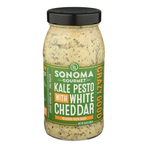 Sonoma Gourmet, Sauce Psta Kle Psto Wt Ch, Case of 6 X 25 Oz