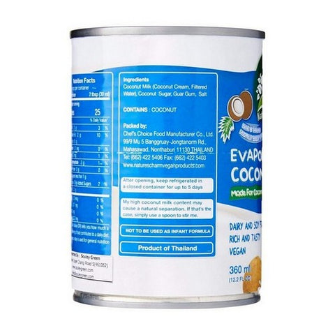 Natures Charm, Coconut Milk Evaporated, 12.2 Oz(Case Of 6)
