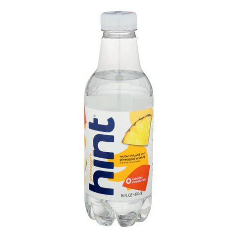 Unsweet Water Pineapple Case of 12 X 16 Oz by Hint