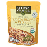 Organic Quinoa Brown And Red Rice With Flaxseed 8.5 Oz by Seeds of Change