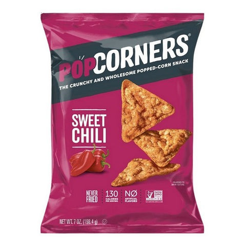 Popcorners, Corn Chips Swt Ht Chili, Case of 12 X 7 Oz