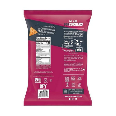 Popcorners, Corn Chips Swt Ht Chili, Case of 12 X 7 Oz