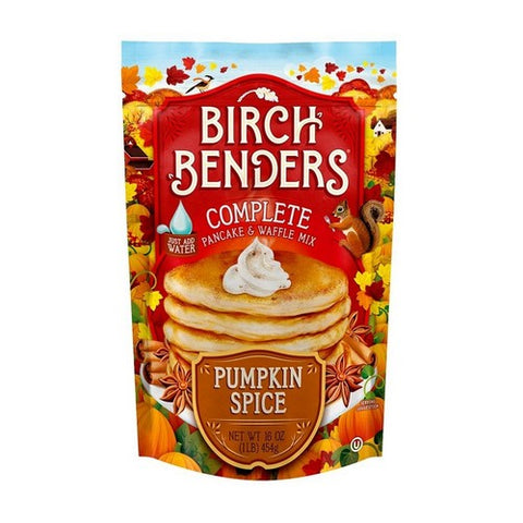 Birch Benders, Pancake And Waffle Mix Pumpkin Spice, 16 Oz(Case Of 6)