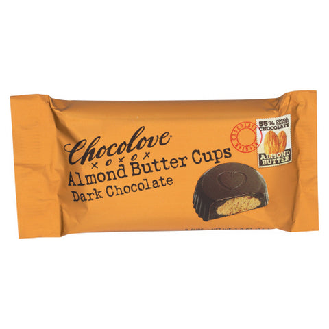Chocolove, Nut Butter Cups Dark Chocolate, 1.2 Oz(Case Of 10)