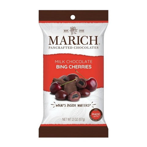 Marich, Milk Chocolate Bing Cherries, 2 Oz