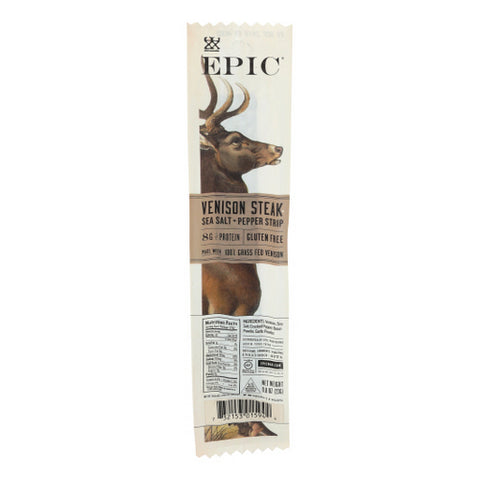 Epic Dental, Strips  Venison Steak, 0.8 Oz(Case Of 20)