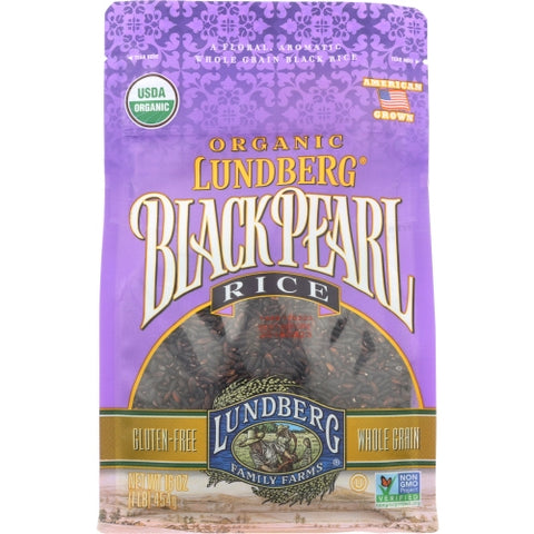 Lundberg, Organic Black Pearl Rice, 1 lb(Case Of 6)