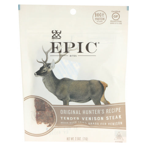 Epic Dental, Bites  Venison, 2.5 Oz(Case Of 8)