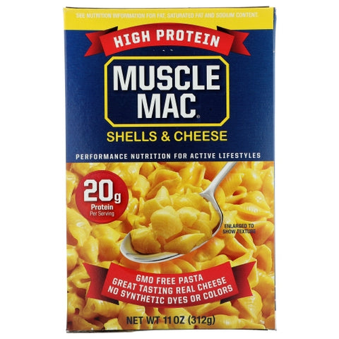 Muscle Mac, Shells N Chse High Protei, 11 Oz(Case Of 12)