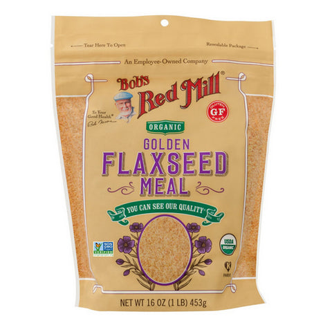 Bobs Red Mill, Organic Flaxseed Meal Golden, 16 Oz(Case Of 4)