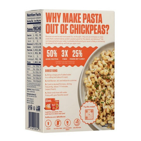 Banza, Chickpea Pasta  Cavatappi, 8 Oz(Case Of 6)