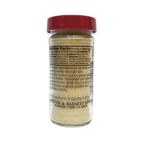 Morton & Bassett, Garlic Powder, 2.6 Oz(Case Of 3)