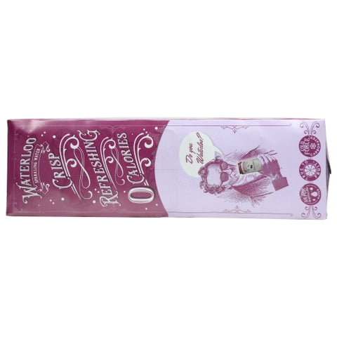 Water Sprk Blk Chrry 12Pk Case of 2 X 144 Oz by Waterloo Sparkling Water